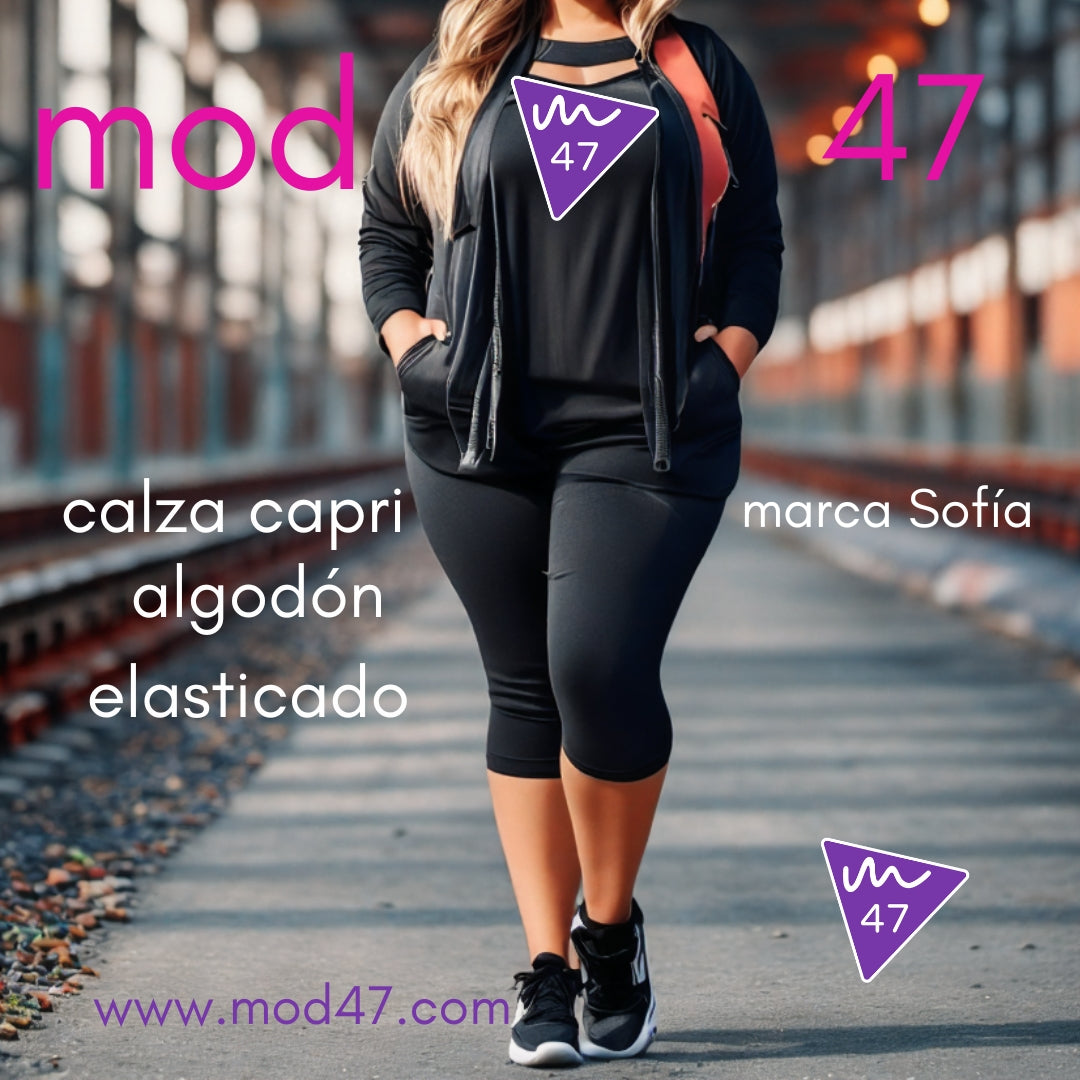 Calza Capri 3/4 Algodón