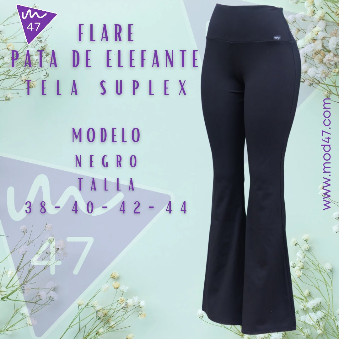 Calza Flare Suplex Negra