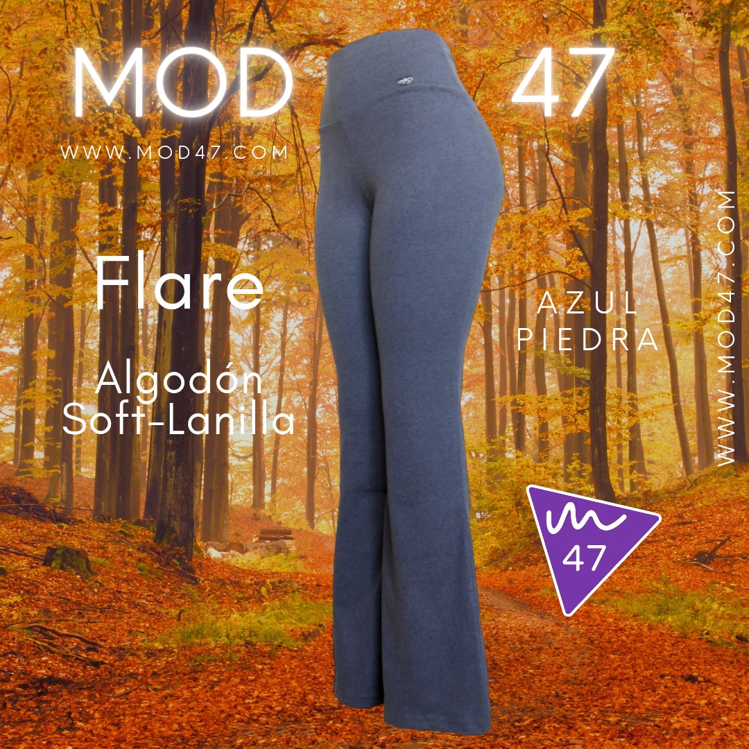 Calza Flare Algodón Soft-Lanilla