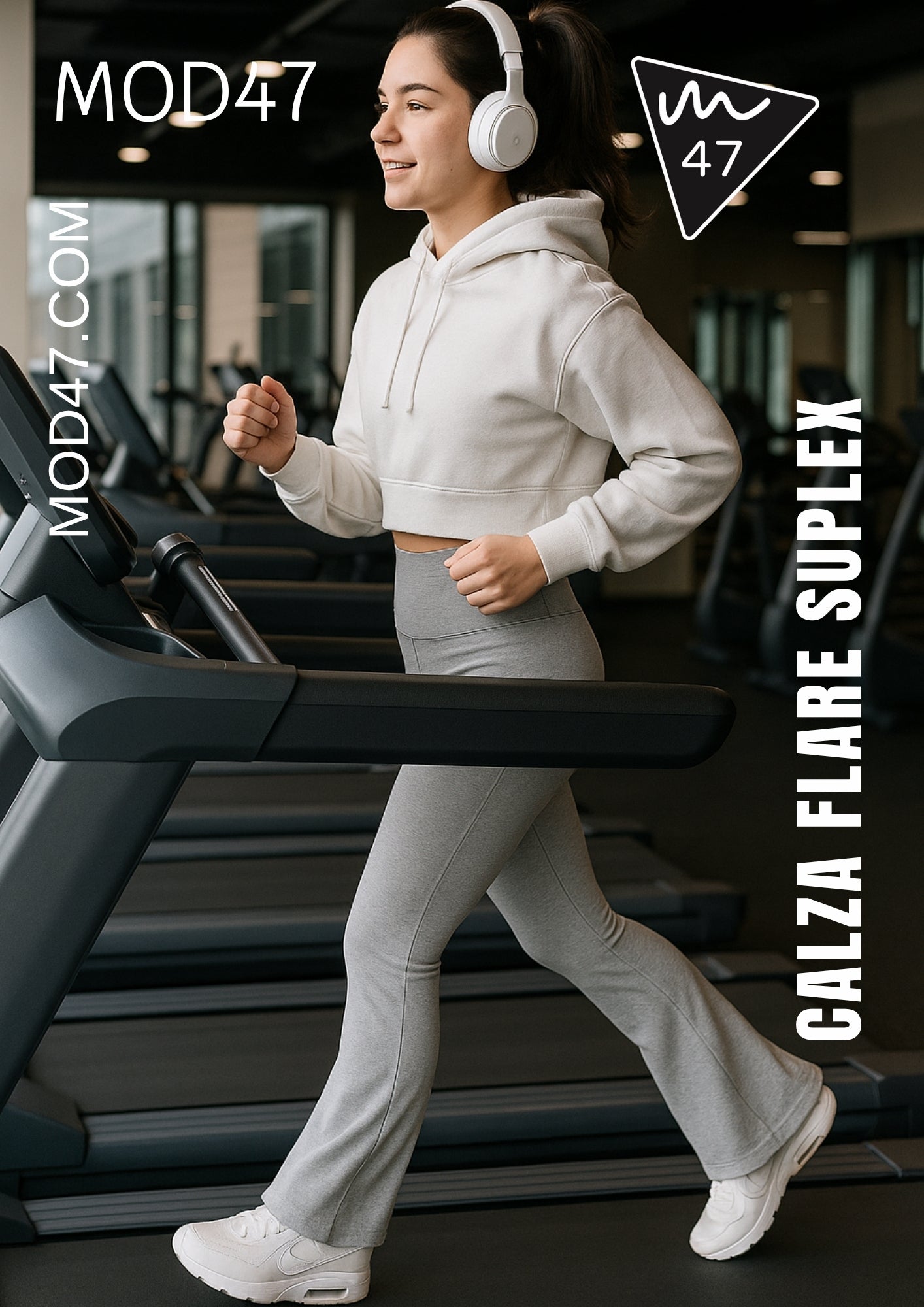 Calza Flare Suplex Gris