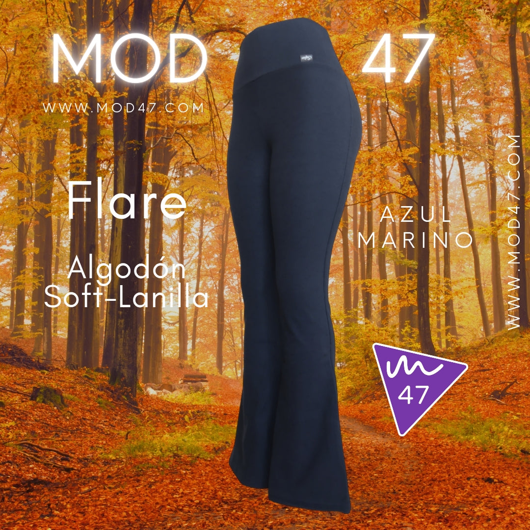 Calza Flare Algodón Soft-Lanilla