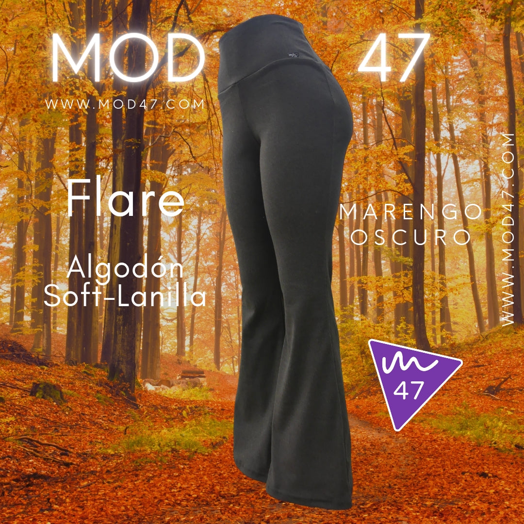 Calza Flare Algodón Soft-Lanilla