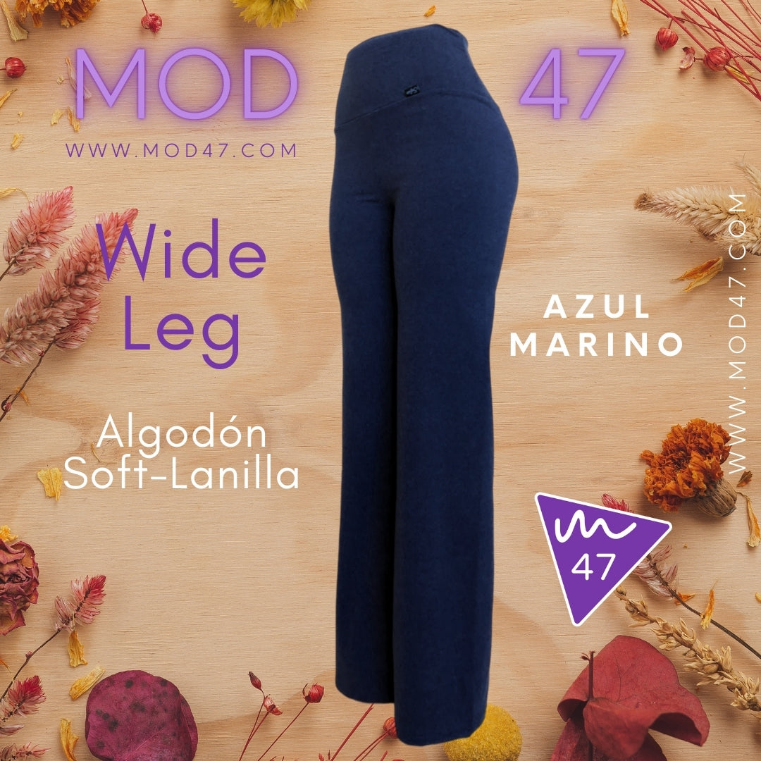 Wide Leg de Algodón Soft-Lanilla