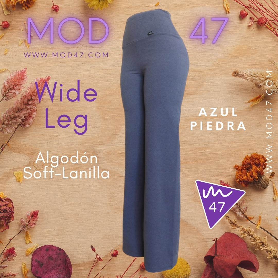 Wide Leg de Algodón Soft-Lanilla