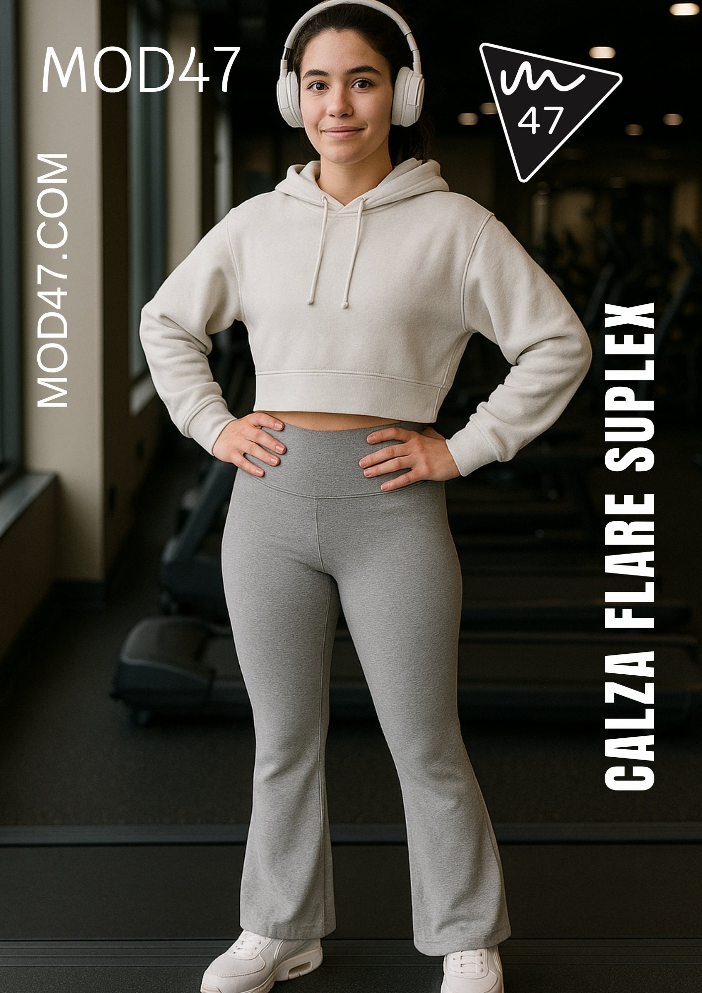 Calza Flare Suplex Gris