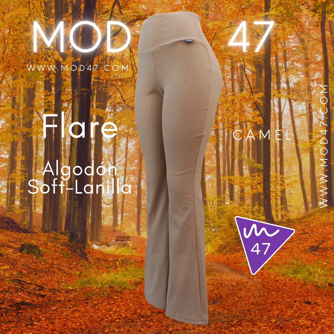 Calza Flare Algodón Soft-Lanilla