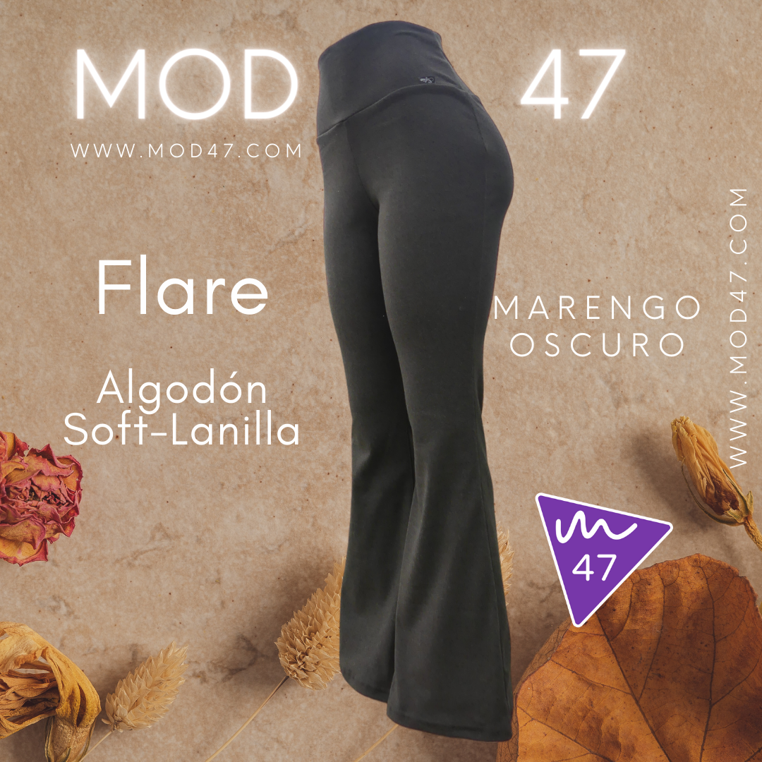 Flare Algodón Soft-Lanilla. Talla única 38-40-42-44