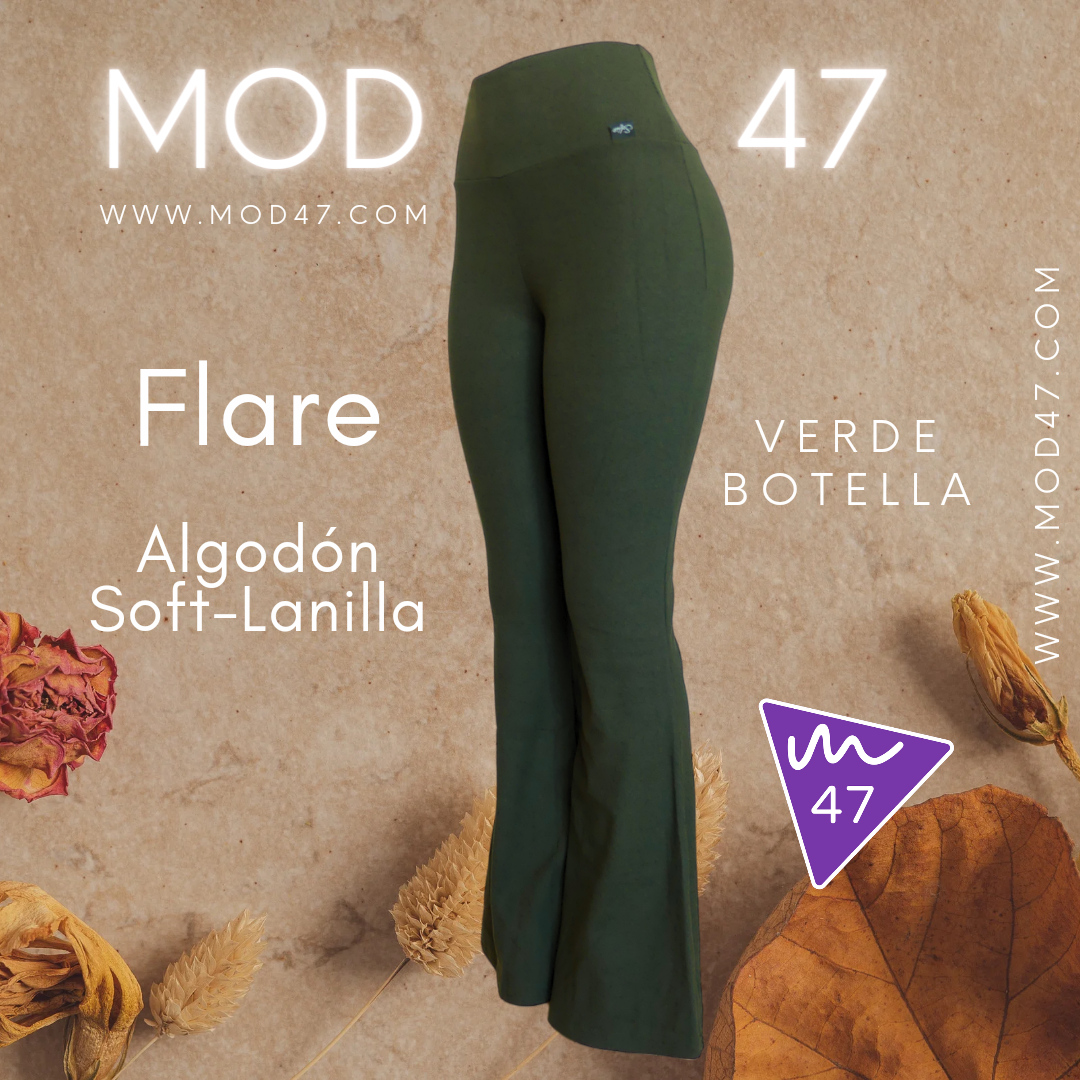 Flare Algodón Soft-Lanilla. Talla única 38-40-42-44