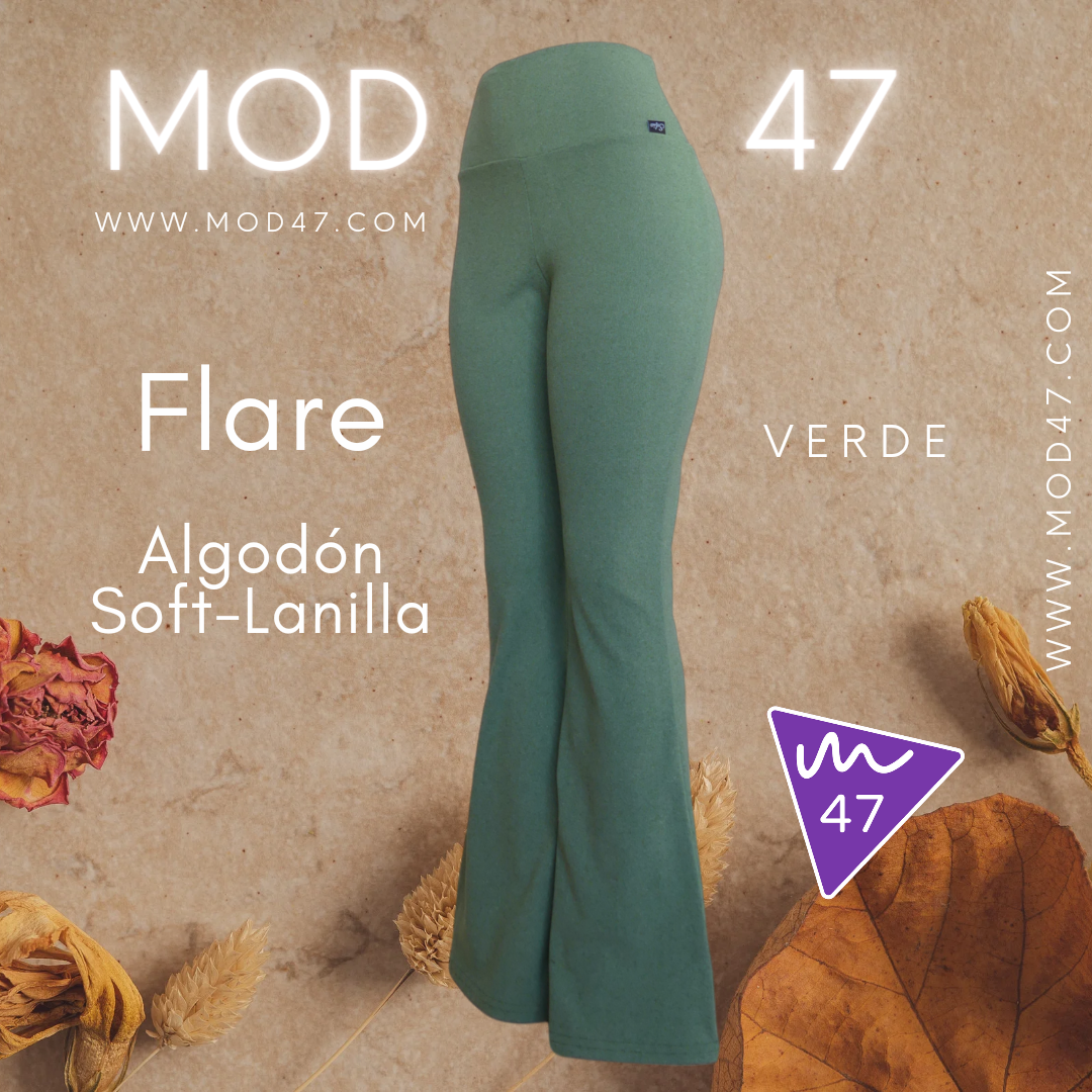 Flare Algodón Soft-Lanilla. Talla única 38-40-42-44