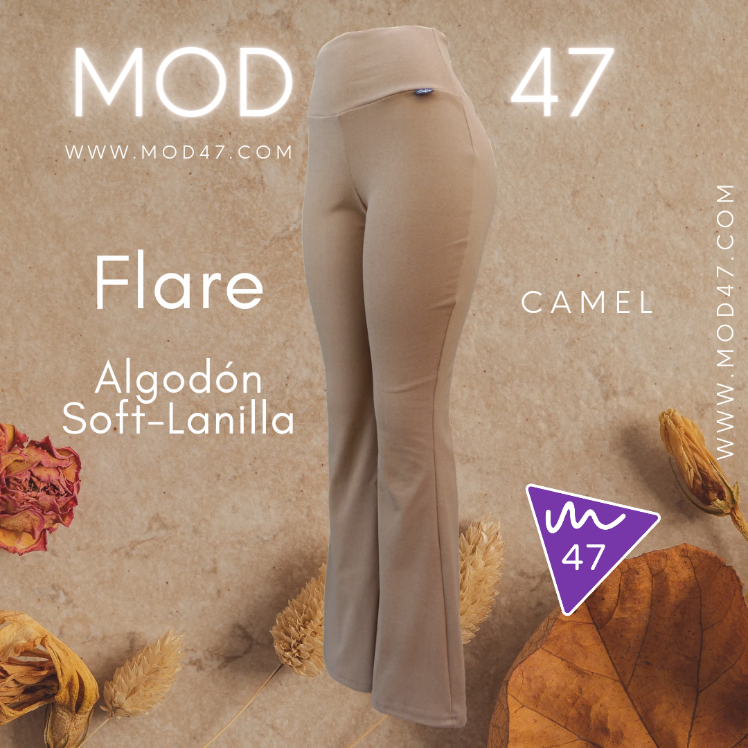 Flare Algodón Soft-Lanilla. Talla única 38-40-42-44