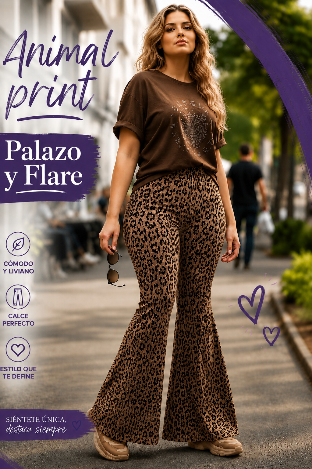 Animal Print Flare