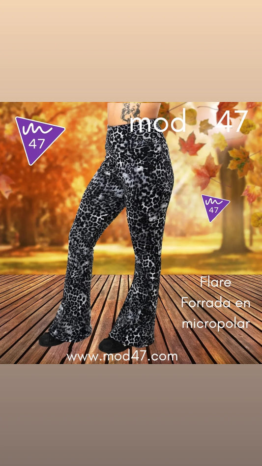 Wide Leg forradas en micropolar