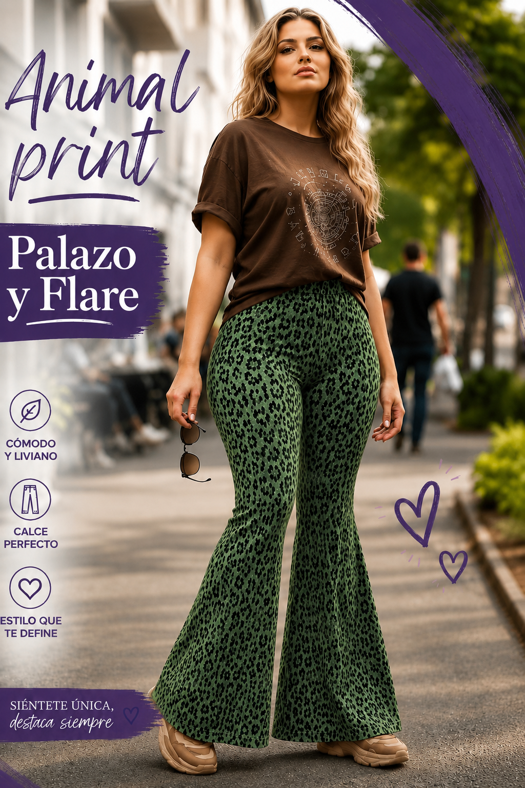 Animal Print Flare