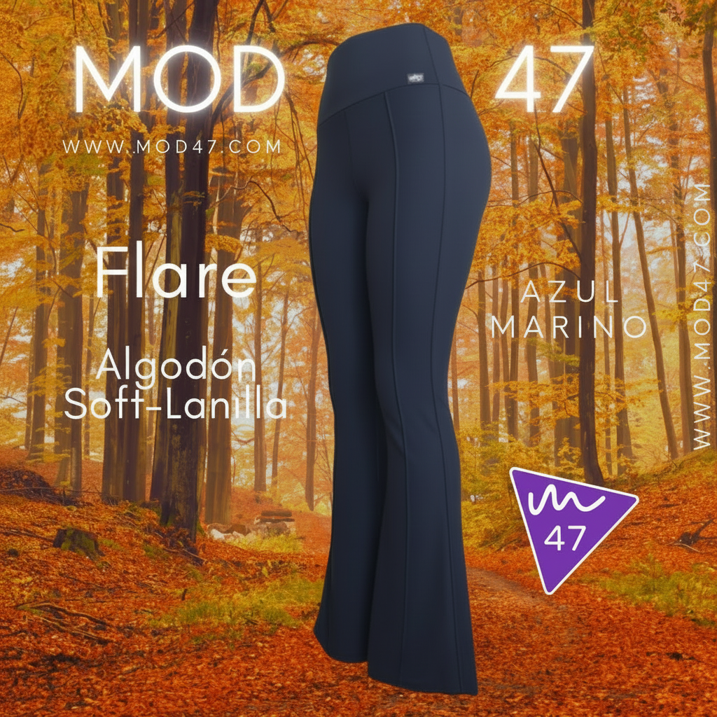 Calza Flare Algodón Soft-Lanilla