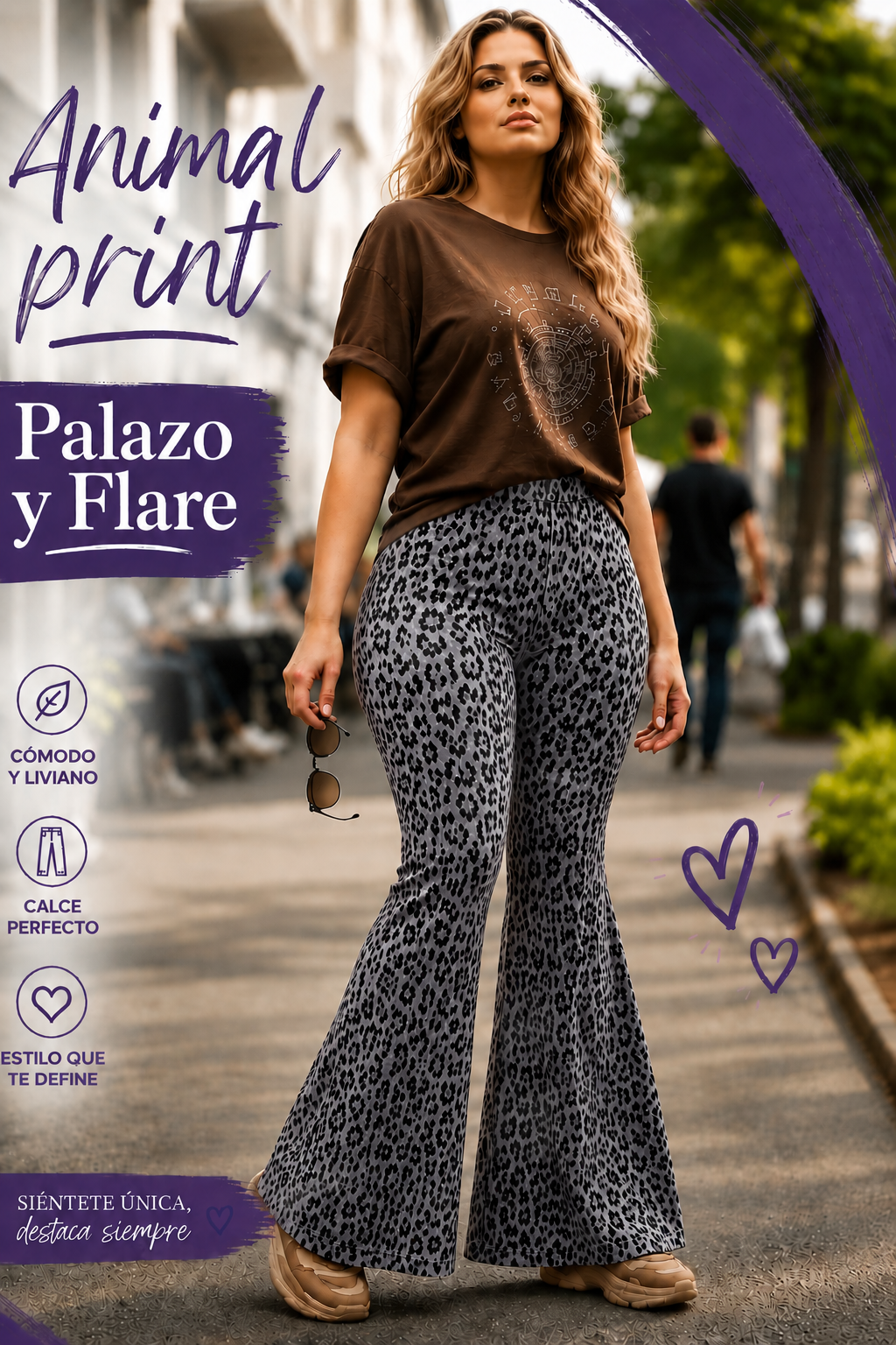 Animal Print Flare