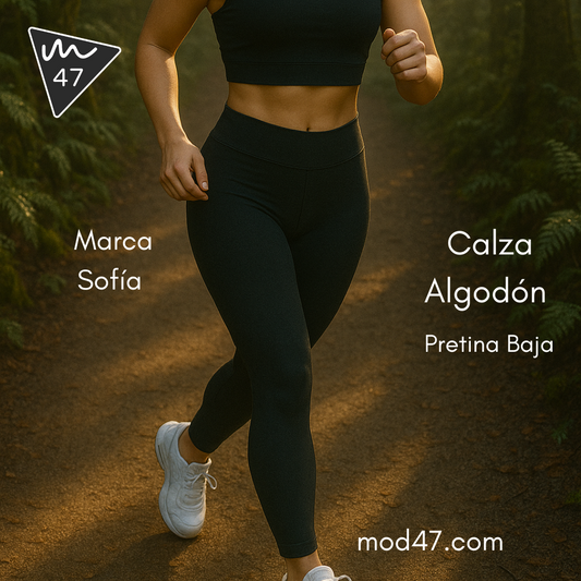 Calza Algodón Pretina Baja Marca Sofía